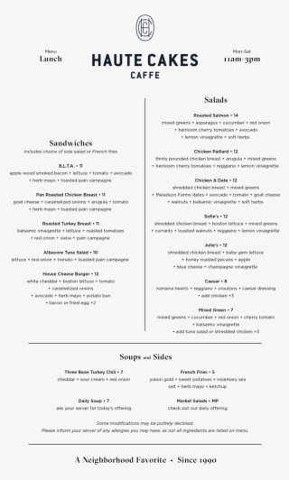 Haute Cakes Lunch 16 - Document #9709327