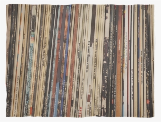 Retro Fleece Blanket, Vinyl Record Albums, British - Shelf #9709834