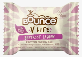 Bounce V-life Cashew & Beetroot Protein Energy Ball - Bounce Protein Balls Vegan #9710225
