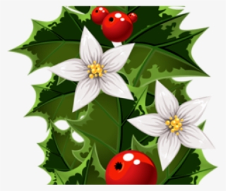 Transparent Christmas Garland Clipart #9712716