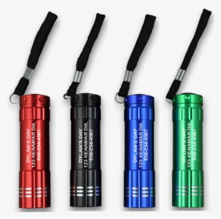 9 Led - Promotional Mini Flashlight Png #9715553