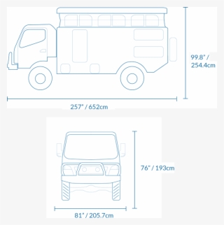 Earthcruiser Exp Line Drawings Vertical Line Drawing - Diagram #9715737
