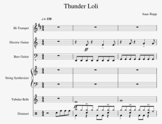 Thunder Loli Sheet Music Composed By Isaac Rupp 1 Of - Sheet Music #9716228