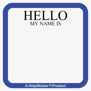 Hello My Name Is #9716929