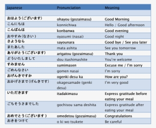 How Do You Learn Basic Lessons On - Basic Japanese Greetings #9717055