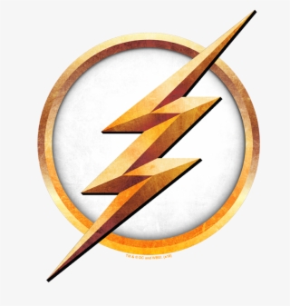 The Flash Season 4 Logo Men's Heather T-shirt - Flash #9717358