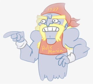 Just A Dumb Doodle Of Ghost Hulk Hogan I Did After - Cartoon #9719218