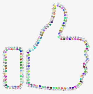 This Free Icons Png Design Of Prismatic Hands Thumbs #9719344