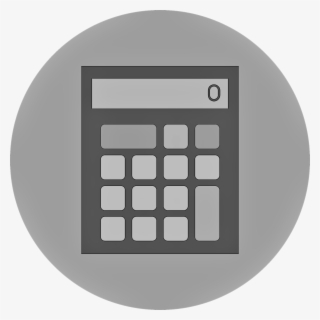 Calculator Clipart Tax Calculator - Transparent Background Math Icon Png #9720051