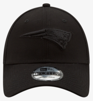 New England Patriots New Era 940 All Black Snapback - Baseball Cap #9720371