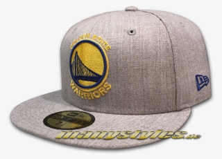 Golden State Warriors 59fifty Nba Basic Logo Cap Heather - Baseball Cap #9720622