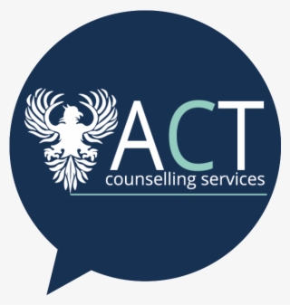 Act Counselling Services Logo In A Speech Bubble - Emblem #9720666