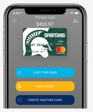 Michigan State Spartans Fancard Prepaid Mastercard - Smartphone #9720749