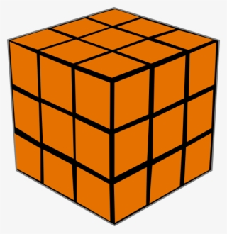 All Orange Rubix Cube #9721717