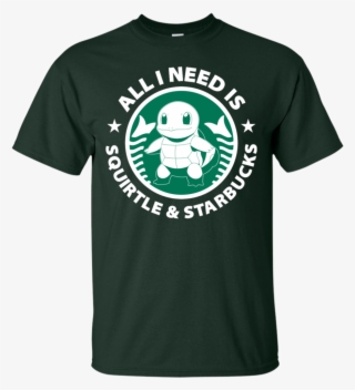 Squirtle And Coffee Shirt - Starbucks #9722654