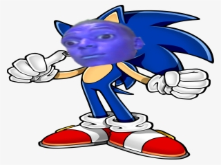 Sticker Other Mbappe Sonic Sanic - Sonic The Hedgehog Cursed #9723835