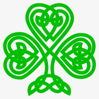 Celtic Shamrock Clip Art At Clker - Celtic Knot Irish Shamrock #9724459