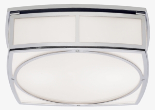 Winston Large Flush Mount Polished Nickel - Lampshade #9725473
