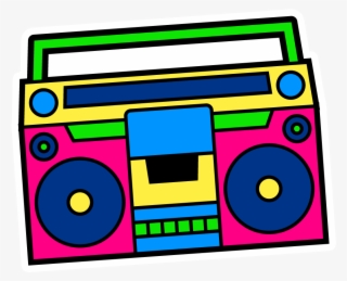 Colorful Boombox - Circle #9725898 Colorful Boombox - Circle #9725898
