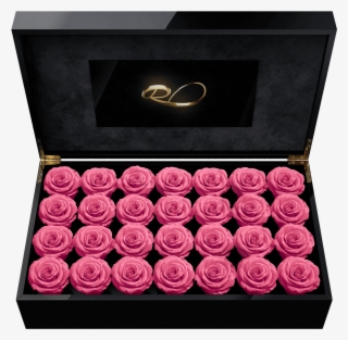 Luxury Lcd Display Flower Box Royal With 28 Preserved - Rose #9726259