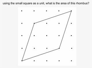 Using Areas Of Triangles To Work Out Areas Of Rhombuses - Triangle #9728187