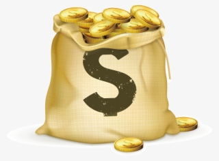 Coins Clipart Bag Full Money - Bag Of Gold Transparent #9729240