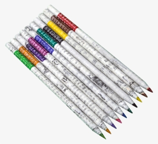 Coloured Recycled Newspaper Pencils #9729942