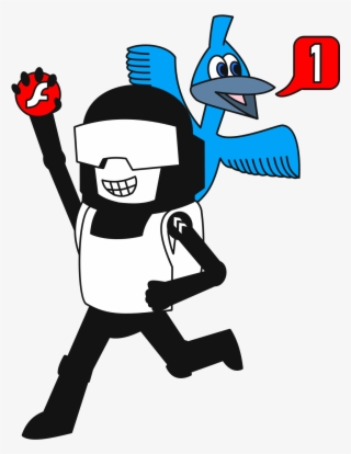 My First Art Piece To Christen My Twitter And My Newgrounds - Cartoon #9730606