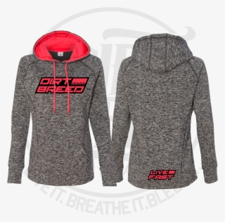 Ladies Dirt Track Racing Dri Fit Hoodie - Sweatshirt #9730800