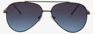 Black Maverick Aviator Sunglasses - Reflection #9731569