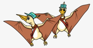 Pterodactyl Twins - Cartoon #9732429 Pterodactyl Twins - Cartoon #9732429