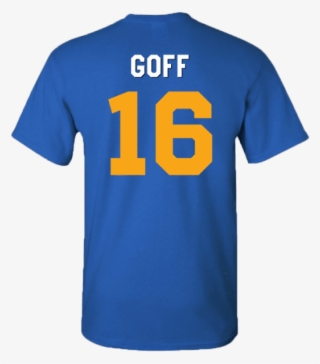Men's Los Angeles Rams Logo Jared Goff Jersey T-shirt - I D Rather Be Playing Fortnite #9732817