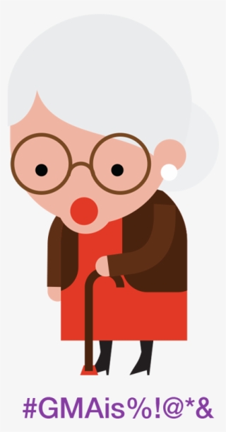 Grandma Clipart Baseball - Grandma Illustration #9732820