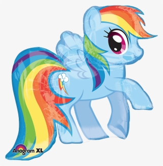 My Little Pony Rainbow Dash Foil Balloon - My Little Pony Rainbow Dash Balloon #9732989