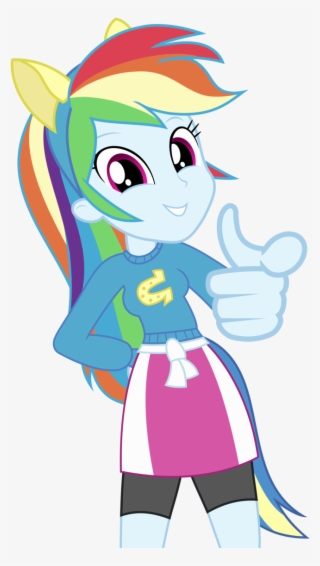 Rainbow Dash Pointing At You Vector By Greenmachine987 - Rainbow Dash Eqg Vector #9733101