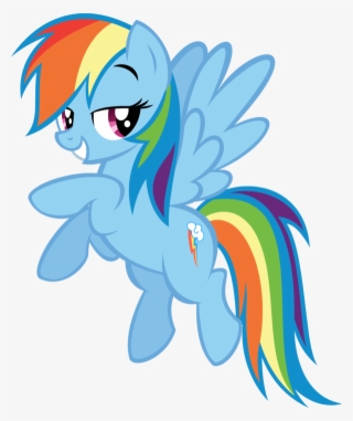 Mlp Rainbow Dash - My Little Pony Azul #9733131