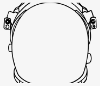 Drawn Helmet Astronaut Helmet - Circle #9733196