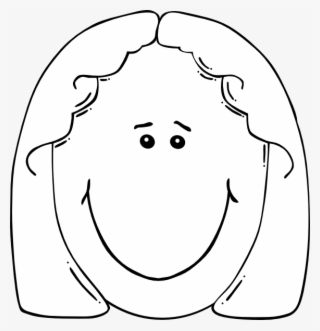 Small - Girl Head Clipart #9733295
