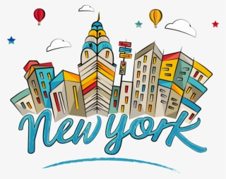 Empire State Building Landmark - New York City Cartoon Free Download #9733385