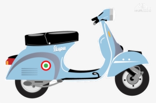 Scooter Clipart Animated - Vespa Png #9734658