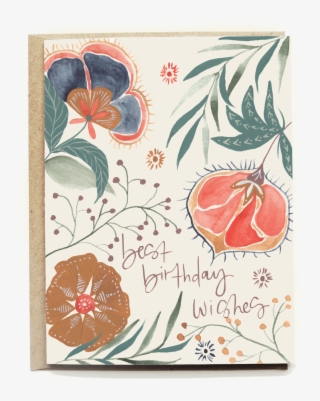 Best Wishes Birthday Card - Gooseberry #9734947