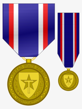 Former Texas State Guard Association Medal - Texas National Guard Medals #9736207