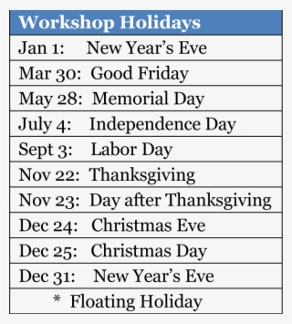 2018 Holiday Calendar - Best Titles For Superlatives #9736828