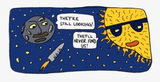 Sun And Moon Hiding From Earth Discovering Their Real #9738881 Sun And Moon Hiding From Earth Discovering Their Real #9738881