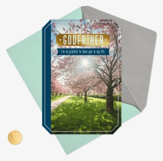 Cherry Blossom Trees Easter Card For Godfather - Christmas Card #9739312