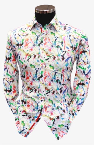 Paint Splat Shirt - Blouse #9740496