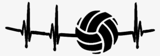 Save - Volleyball Heartbeat Png #9740910
