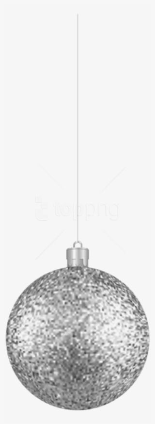 Free Png Silver Christmas Ball Png - Lampshade #9740961