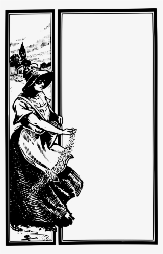 This Free Icons Png Design Of Female Farmer Frame #9741696