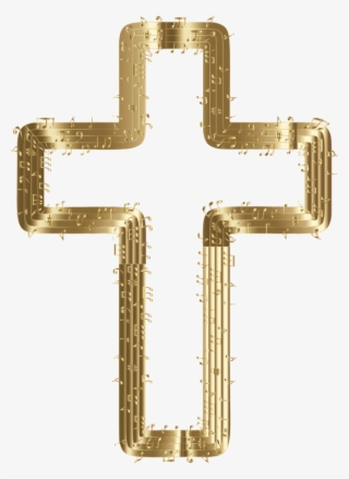Musical Cross Gold - Cross #9742040